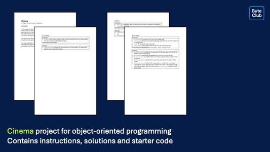 Object Oriented Programming Project - Cinema
